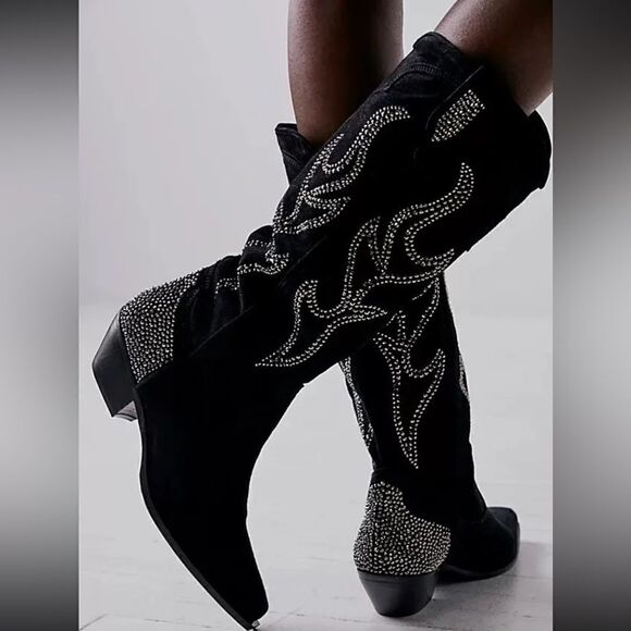 NEW FREE PEOPLE NASHVILLE NIGHTS BOOTS - Picture 2 of 3